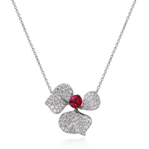 À FLEUR DE PARIS Ruby Necklace