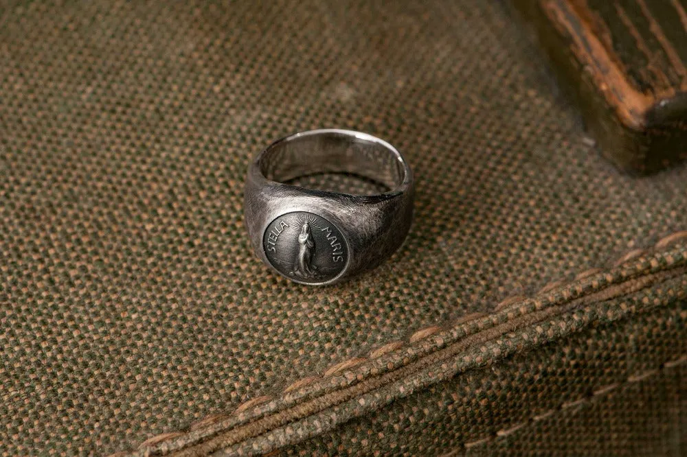 #022 - Signet Ring Stella Maris