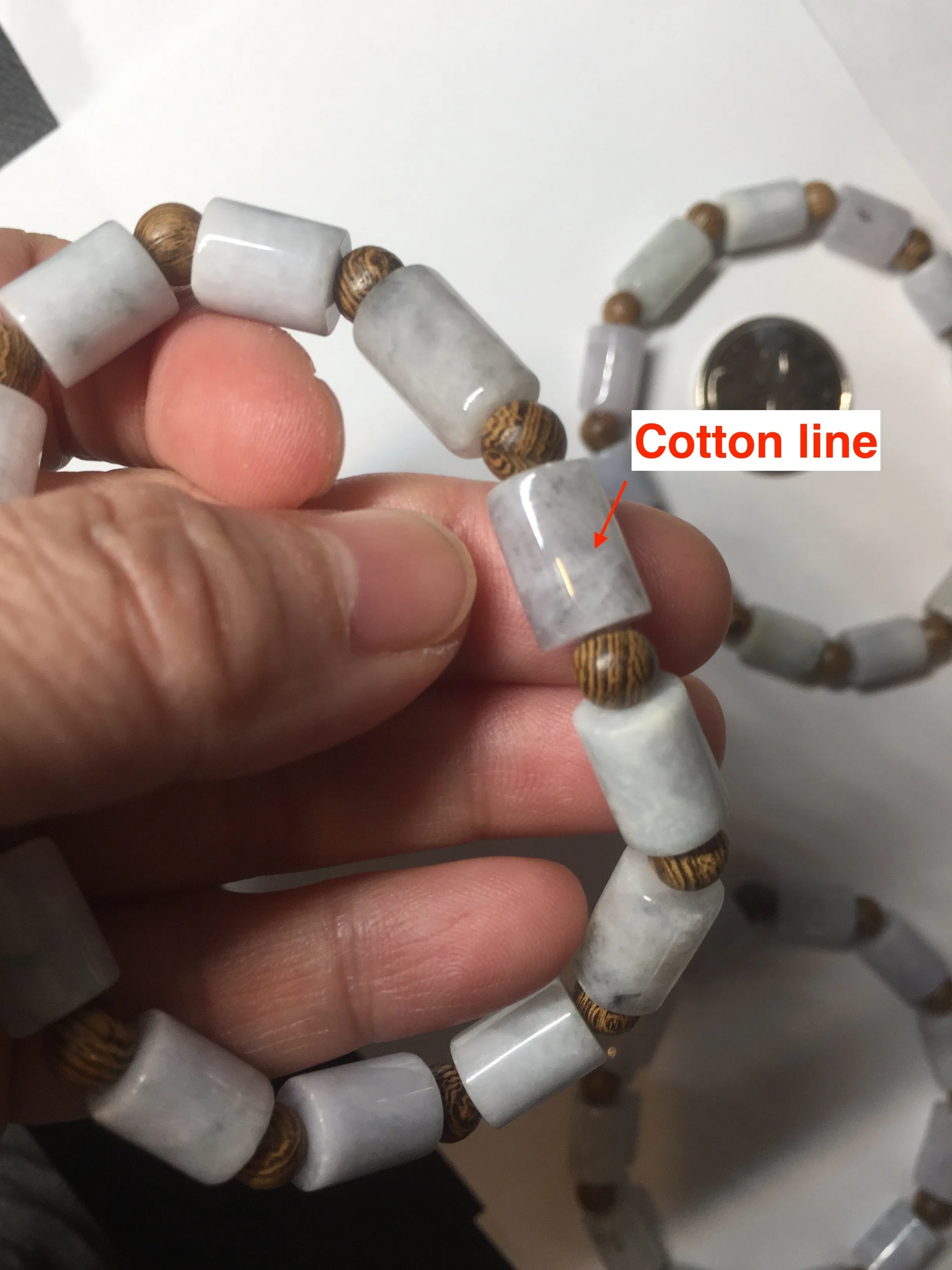 100% natural type A green/purple jadeite jade  beads bracelet group BK56