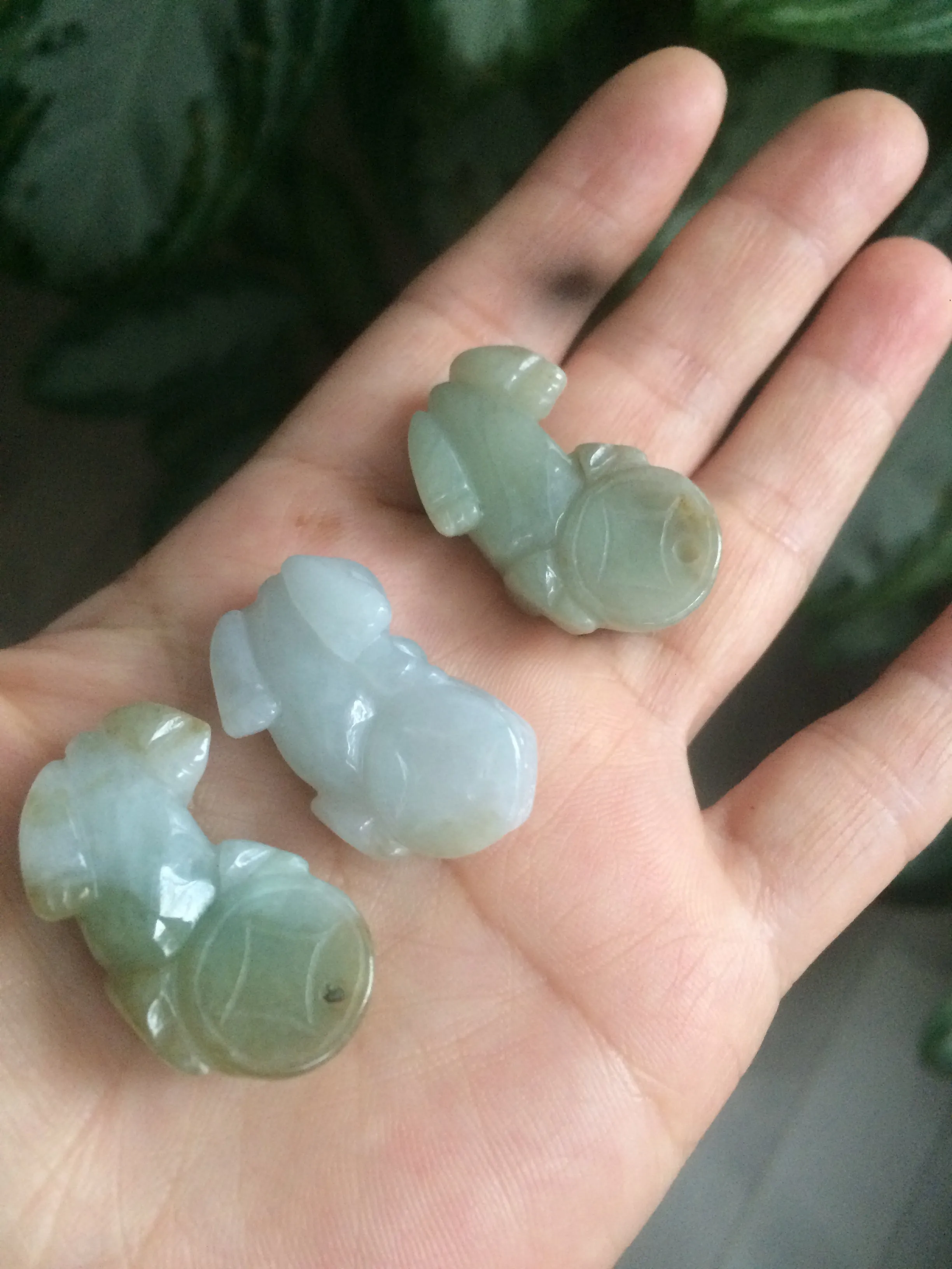 100% natural type A jadeite jade green/white 3D PiXiu(貔貅) pendant/bracelet AE26