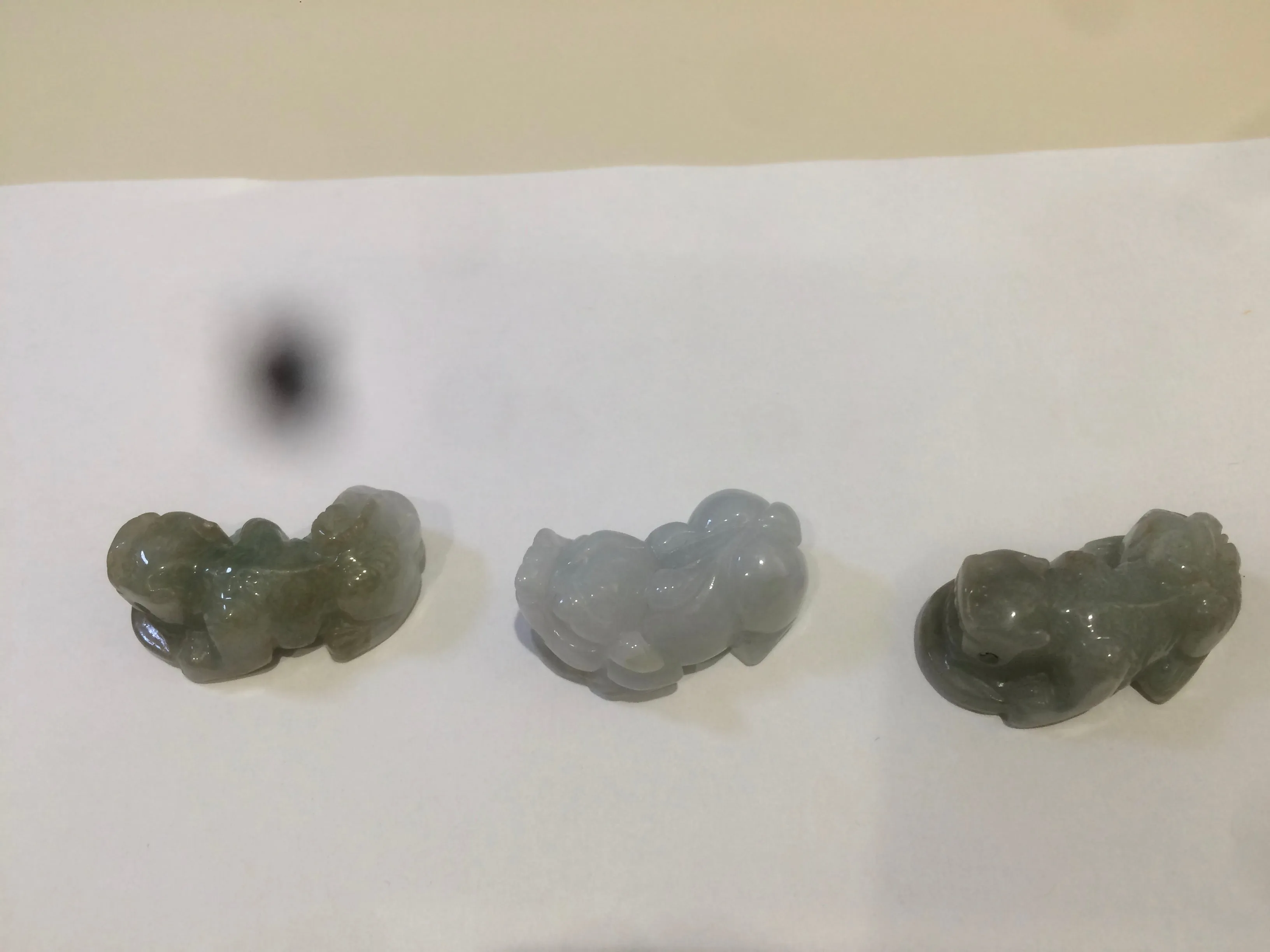 100% natural type A jadeite jade green/white 3D PiXiu(貔貅) pendant/bracelet AE26