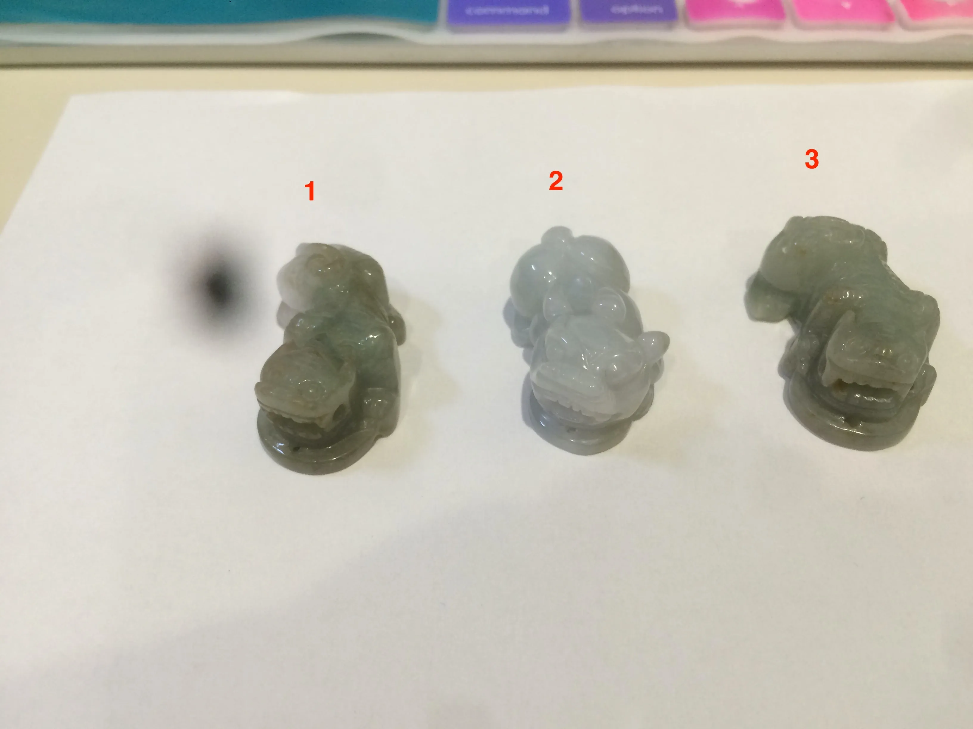 100% natural type A jadeite jade green/white 3D PiXiu(貔貅) pendant/bracelet AE26
