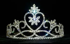 #12549 Blooming Heart Tiara