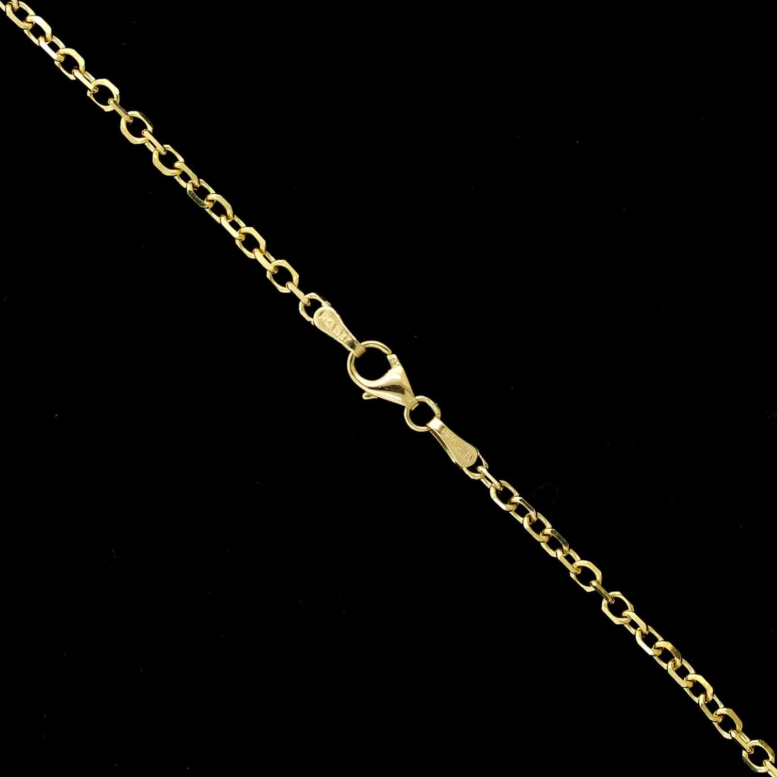 14K Two-tone Gold Estate Gem-set Necklace