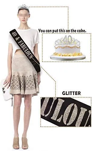 40Th Birthday, 40Th Birthday Gifts Women, 40Th Birthday Tiara, 40Th Birthday Tiara And