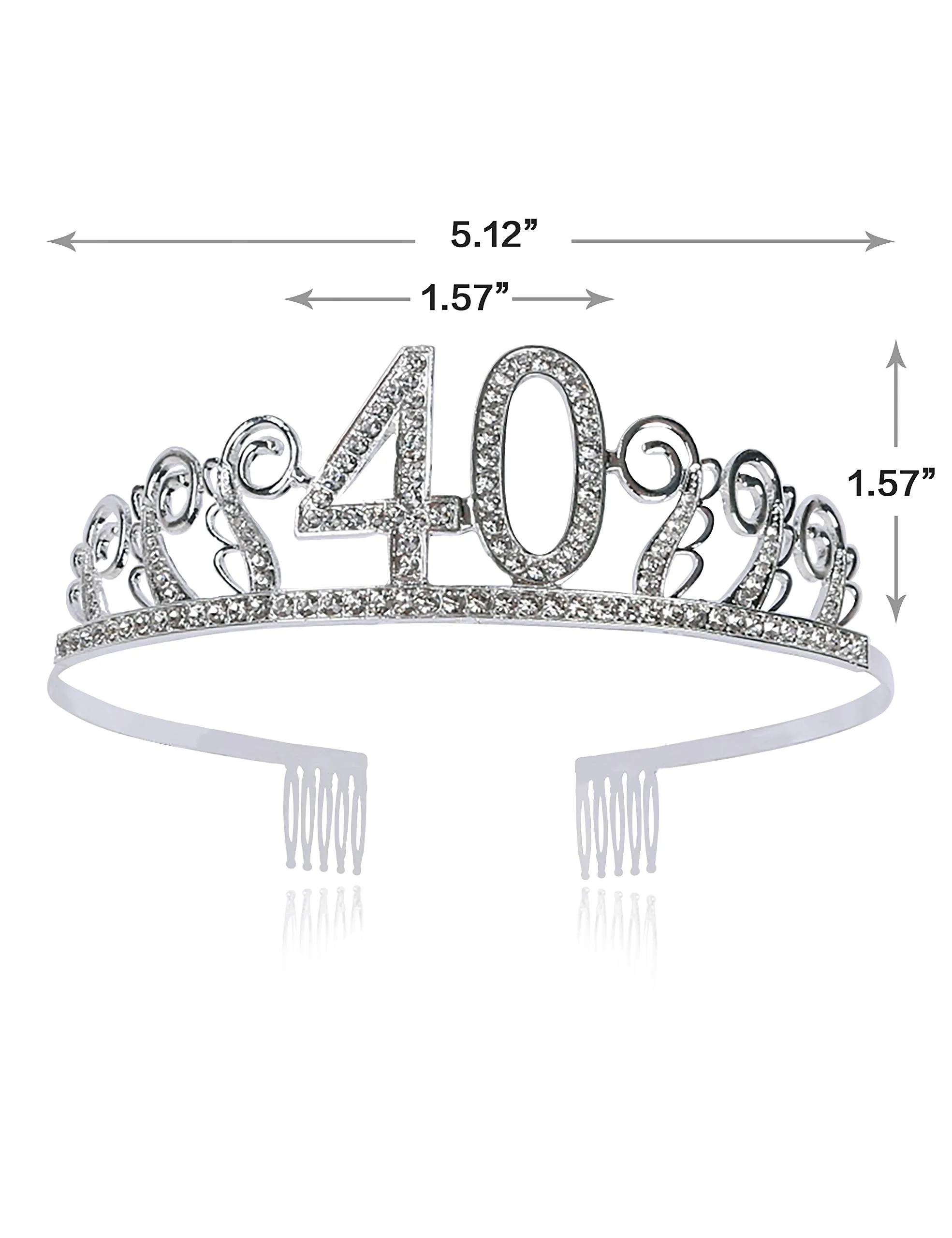 40Th Birthday, 40Th Birthday Gifts Women, 40Th Birthday Tiara, 40Th Birthday Tiara And