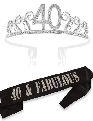 40Th Birthday, 40Th Birthday Gifts Women, 40Th Birthday Tiara, 40Th Birthday Tiara And
