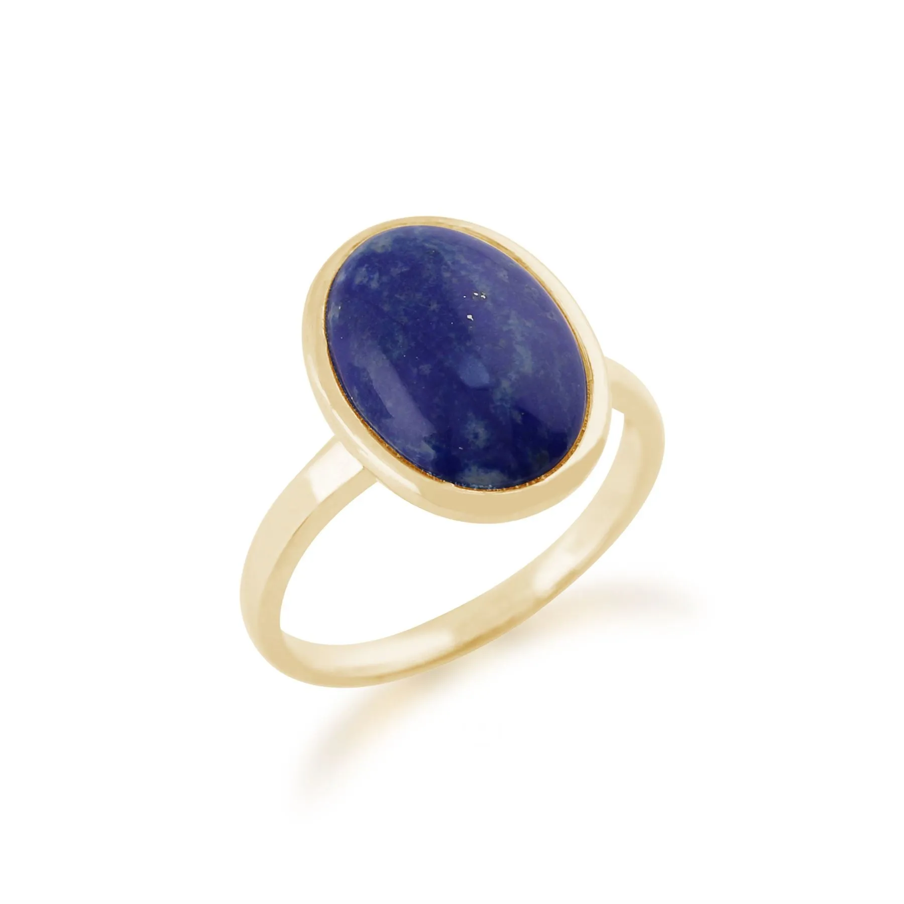 9 karat Gelbes Gold Lapislazuli Ringe
