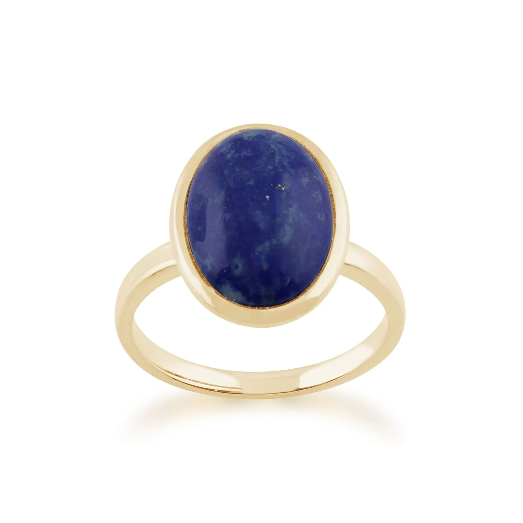 9 karat Gelbes Gold Lapislazuli Ringe