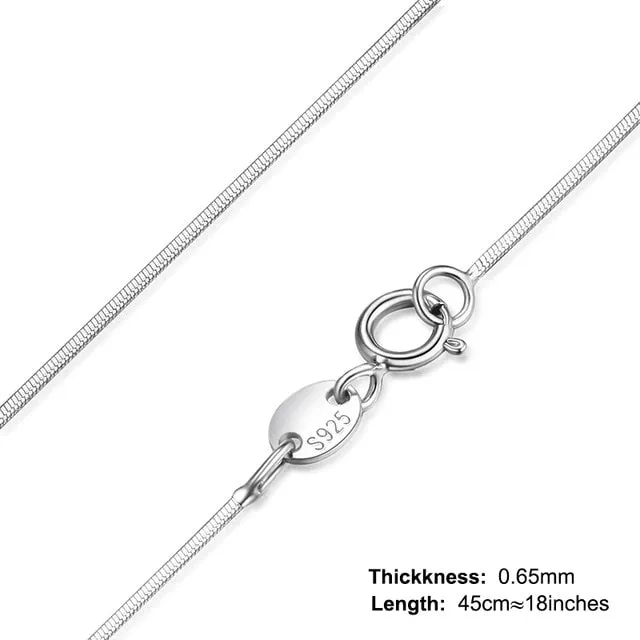 925 Sterling Silver Necklace Chain