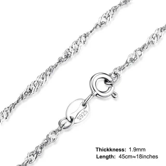 925 Sterling Silver Necklace Chain