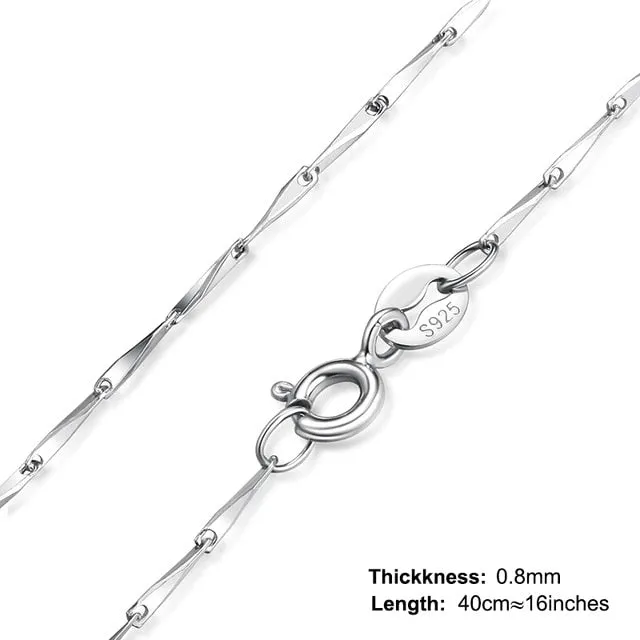 925 Sterling Silver Necklace Chain