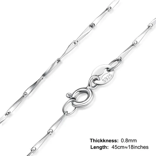 925 Sterling Silver Necklace Chain