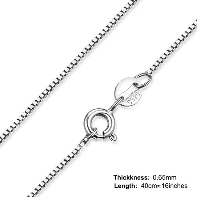 925 Sterling Silver Necklace Chain