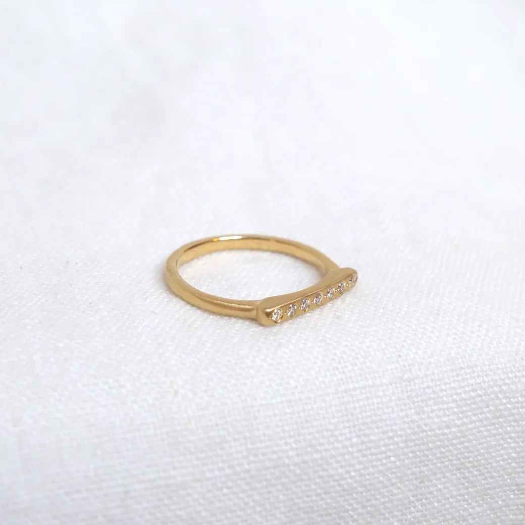 Baby Message Ring - Diamonds