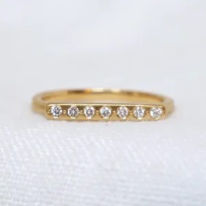 Baby Message Ring - Diamonds