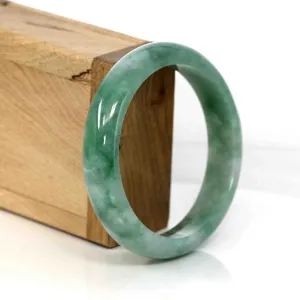 Baikalla Classic Real Jade Jadeite Bangle Bracelet (59.27 mm) #288