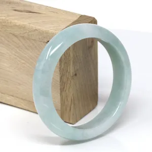 Baikalla™ "Classic Bangle" Genuine Burmese High Quality Jadeite Jade Bangle Bracelet (59.6mm) #542