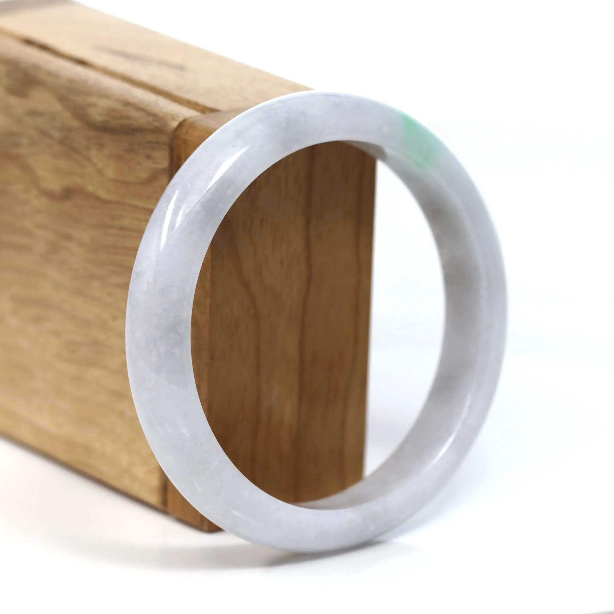 Baikalla "Classic Bangle" Natural Jadeite Jade Bangle (58.57 mm)#T198