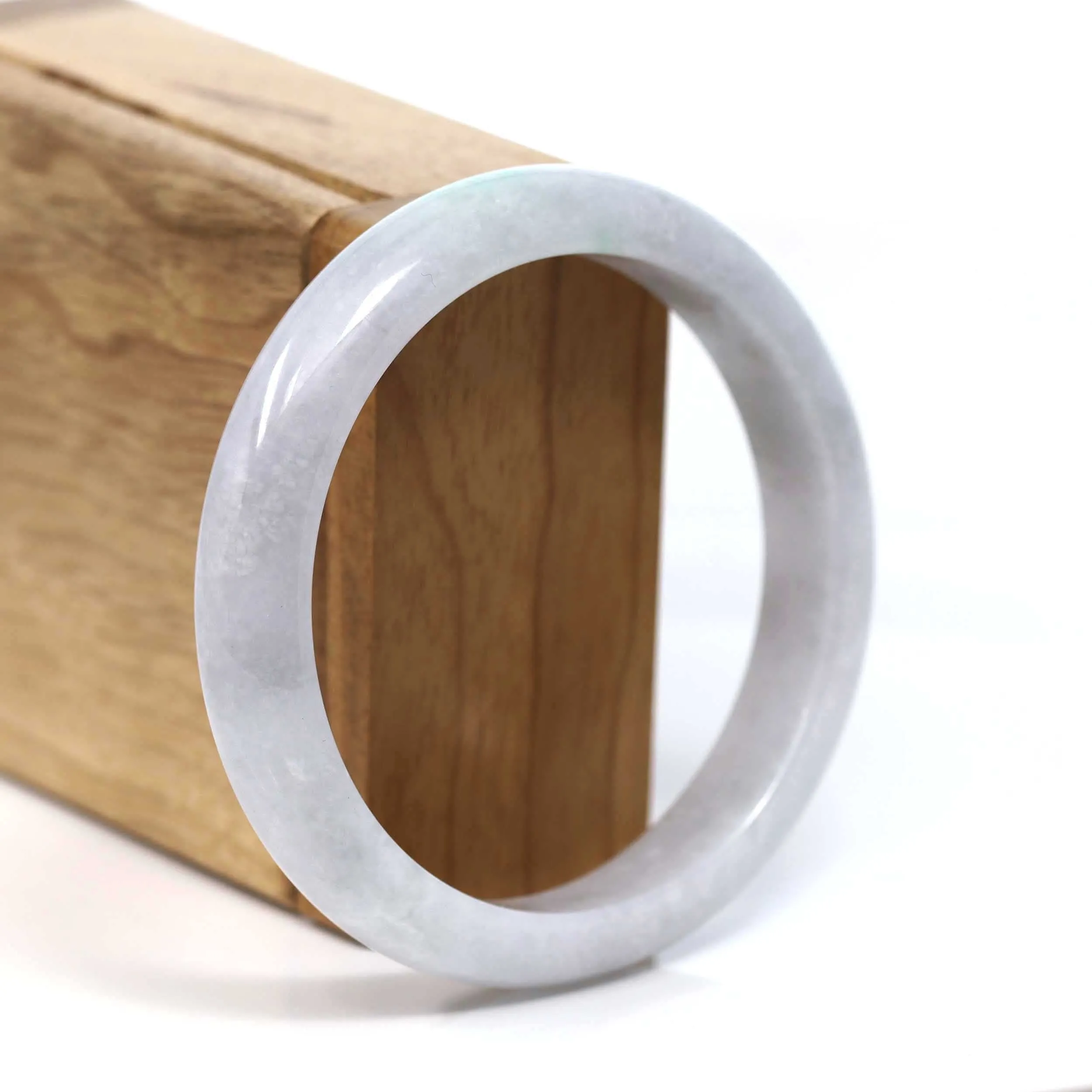Baikalla "Classic Bangle" Natural Jadeite Jade Bangle (58.57 mm)#T198