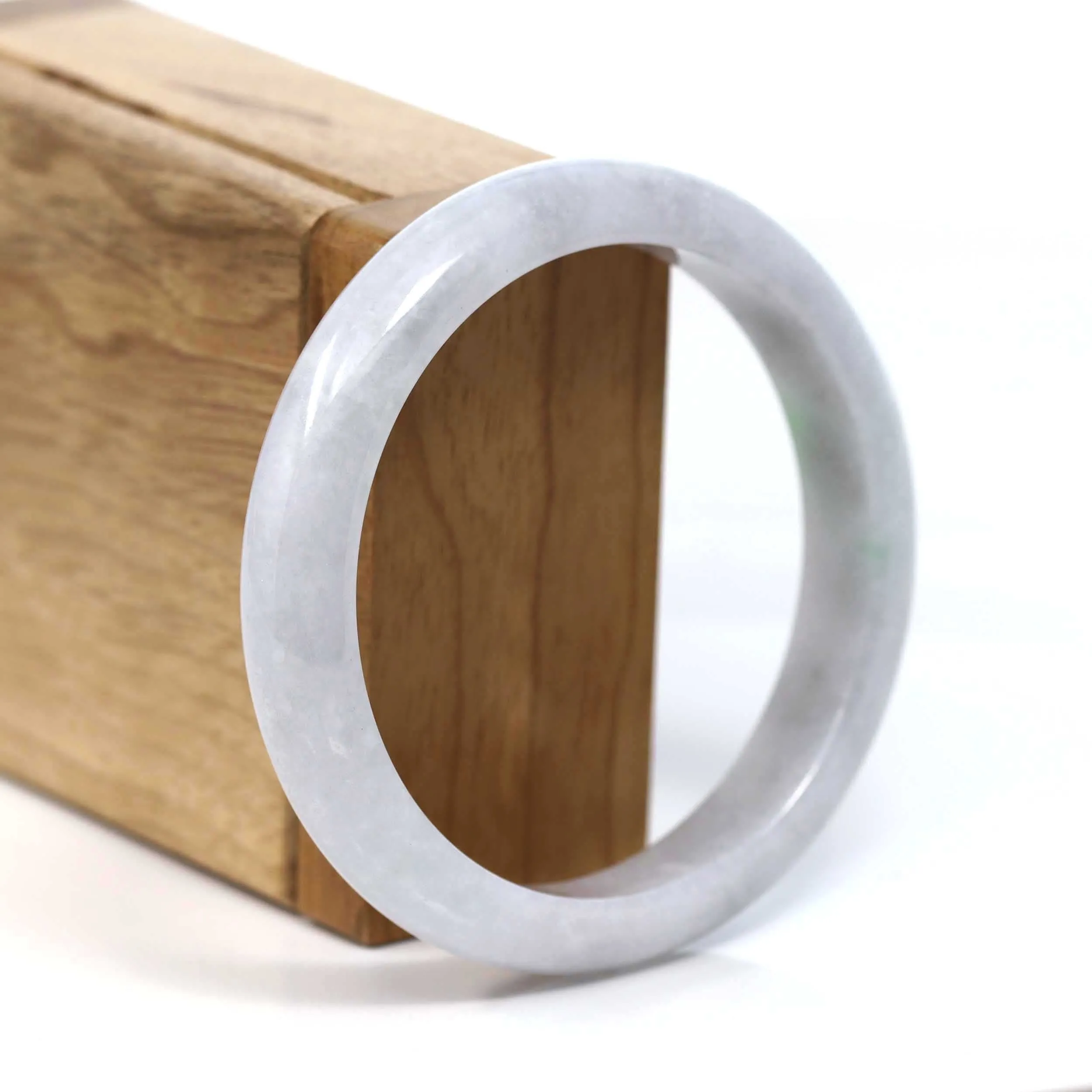 Baikalla "Classic Bangle" Natural Jadeite Jade Bangle (58.57 mm)#T198