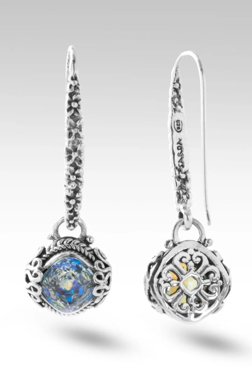 Blooming Joy Earrings™ in Green Reflections™ Mystic Quartz