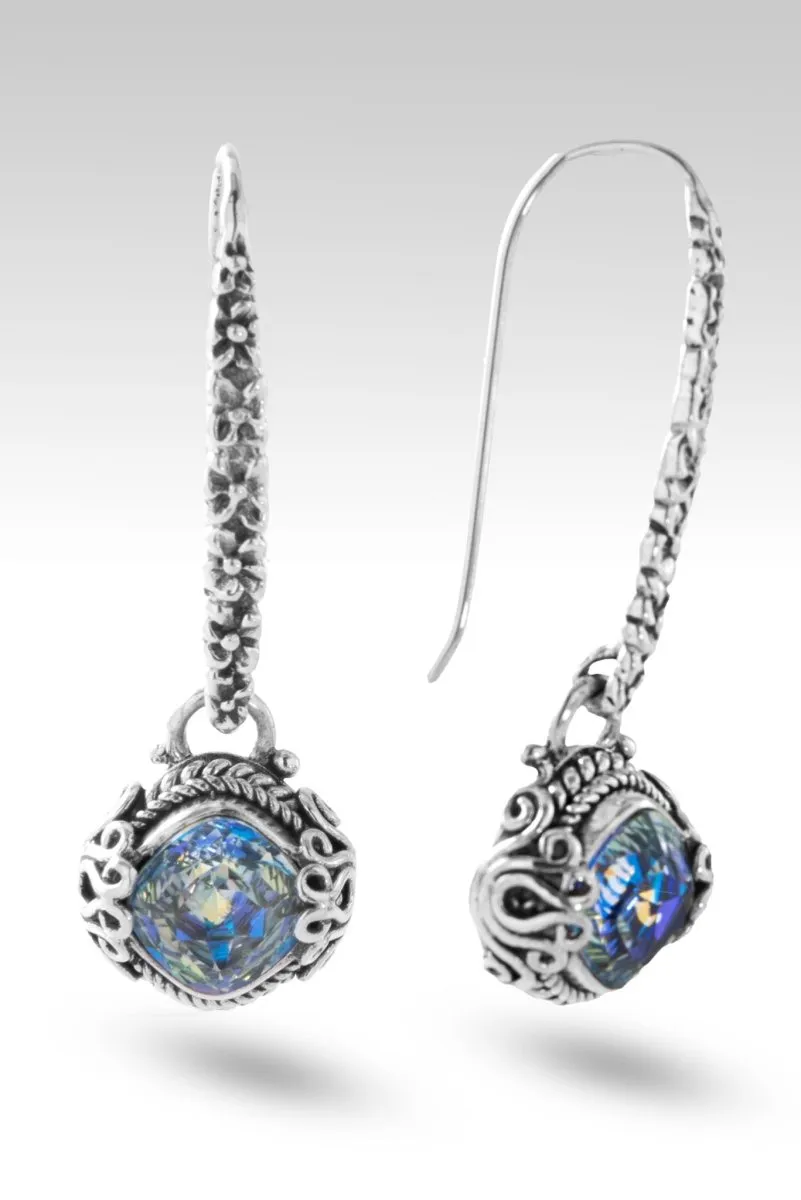 Blooming Joy Earrings™ in Green Reflections™ Mystic Quartz