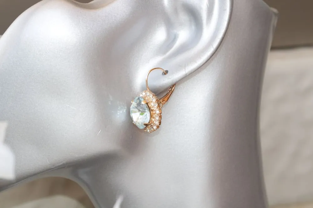 BLUE QUARTZ EARRINGS