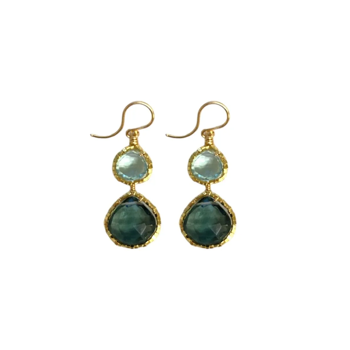 Blue Quartz Earrings