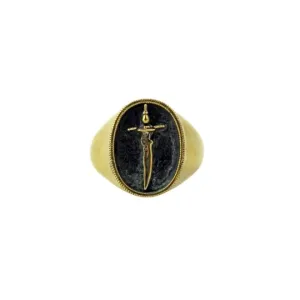 Brass "Cutlass" Signet