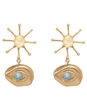 Bronze Illumination Drop Earrings