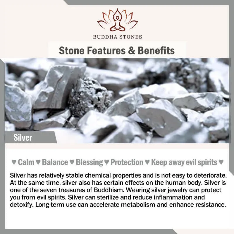 Buddha Stones 925 Sterling Silver Natural Madagascar Rose Quartz Hetian Jade Wish Lock Peace Bracelet