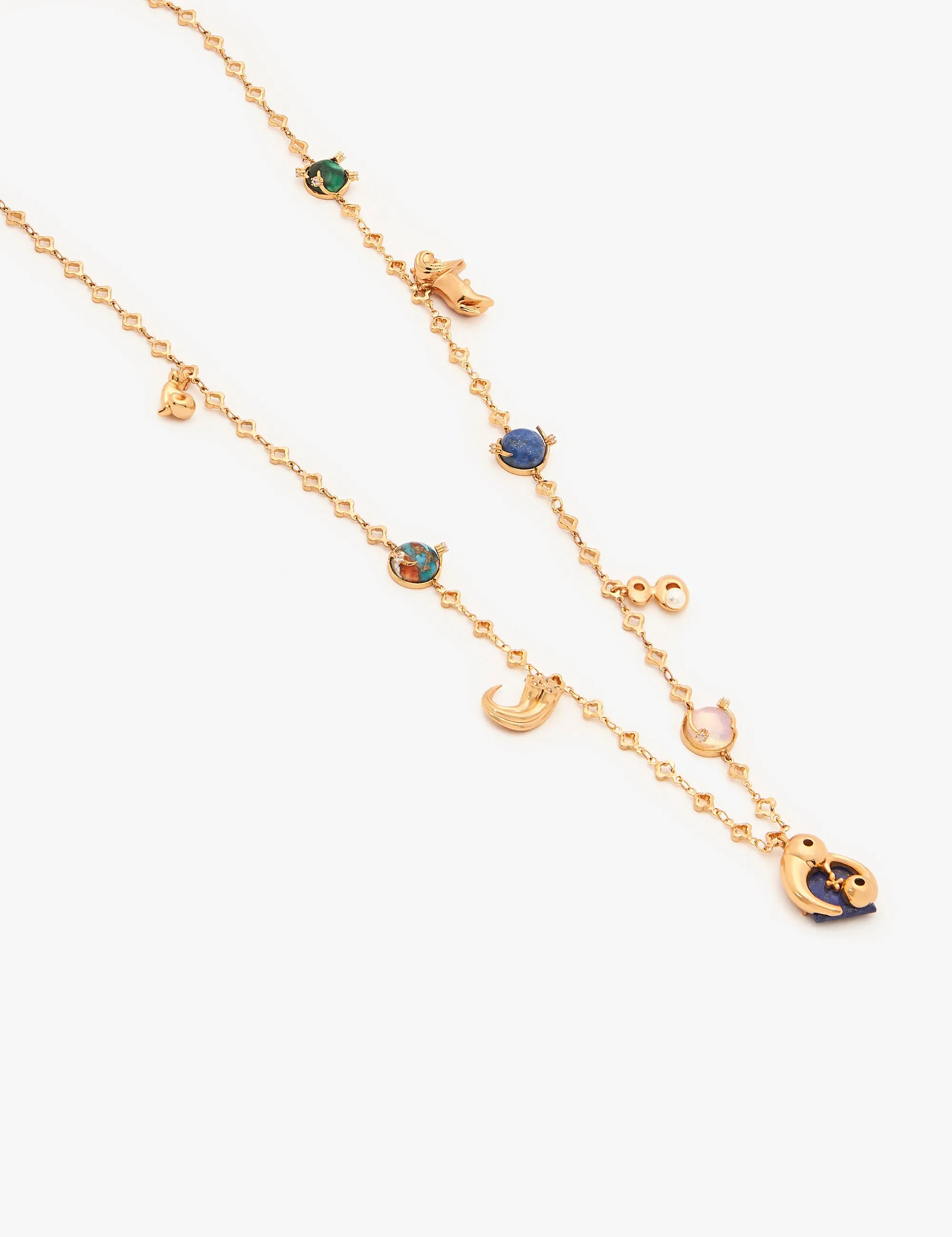 Cancer Vintage Celestial Halo Necklace