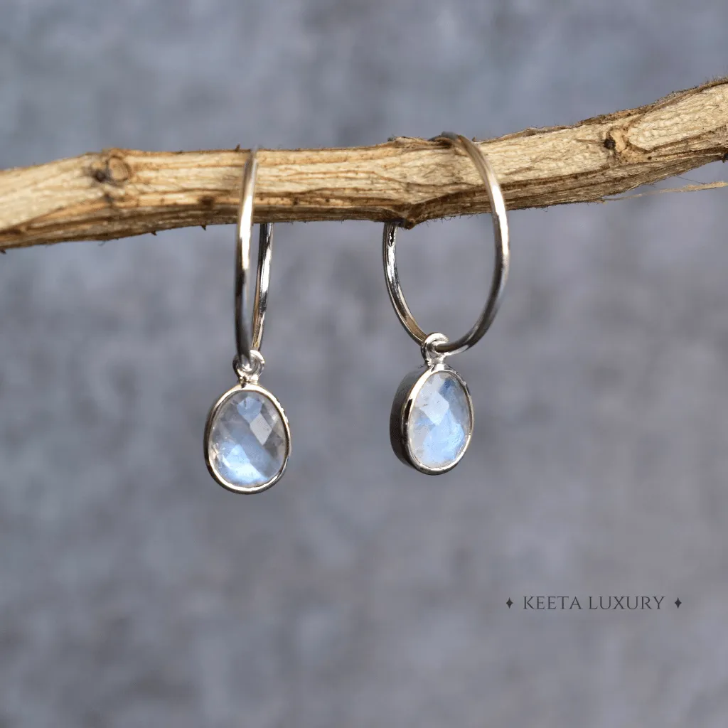 Celestial - Moonstone Earrings