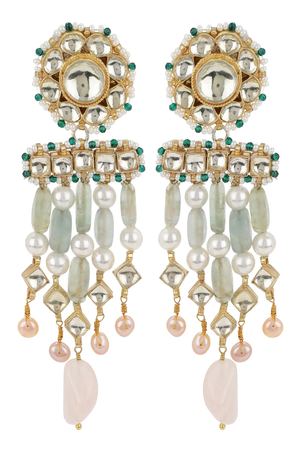 Chauki Polki Earrings