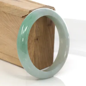 Classic Forest Green Genuine Jadeite Jade Bangle (58.75 mm) #629