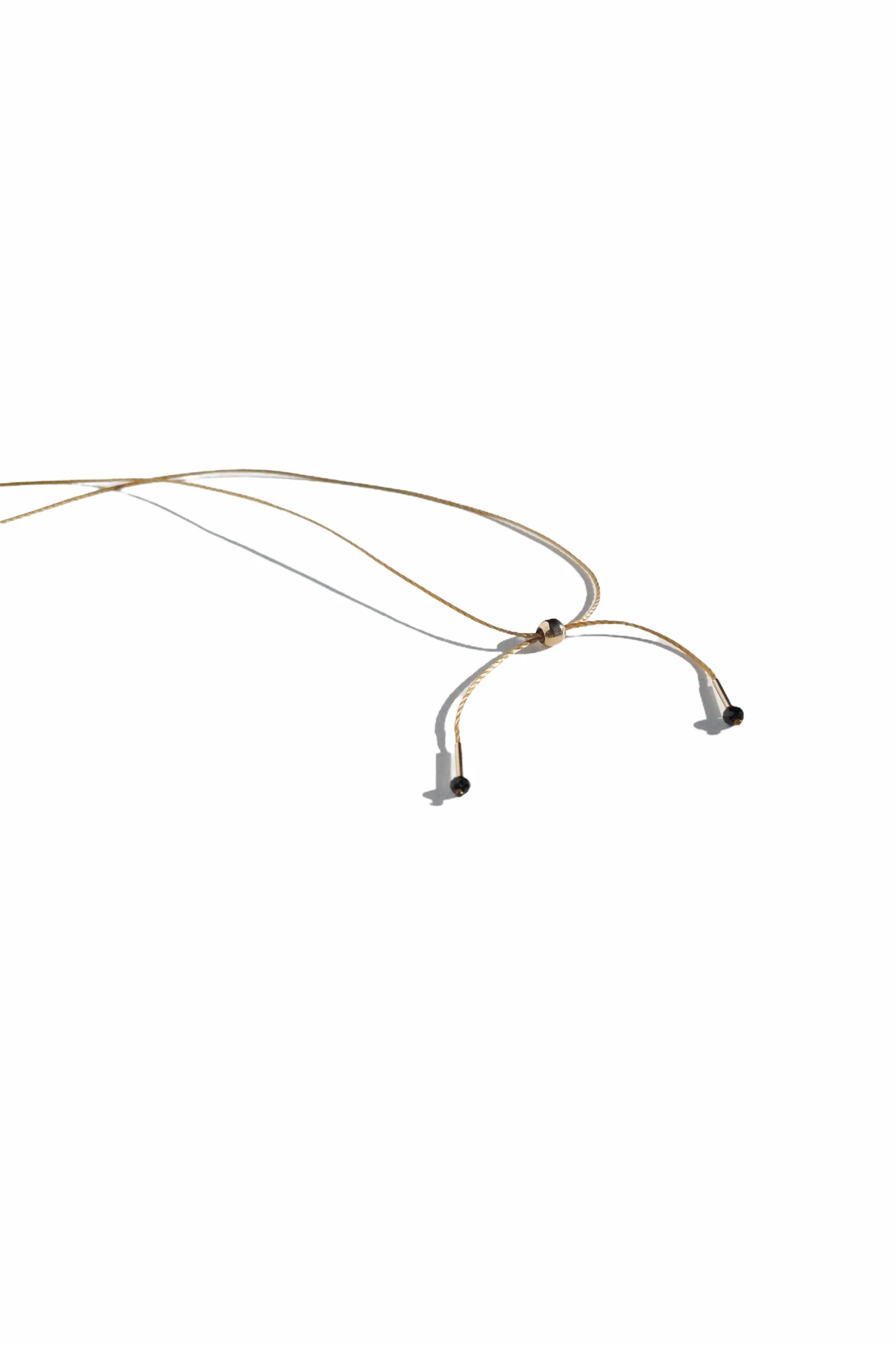 Comet Necklace with Garnet