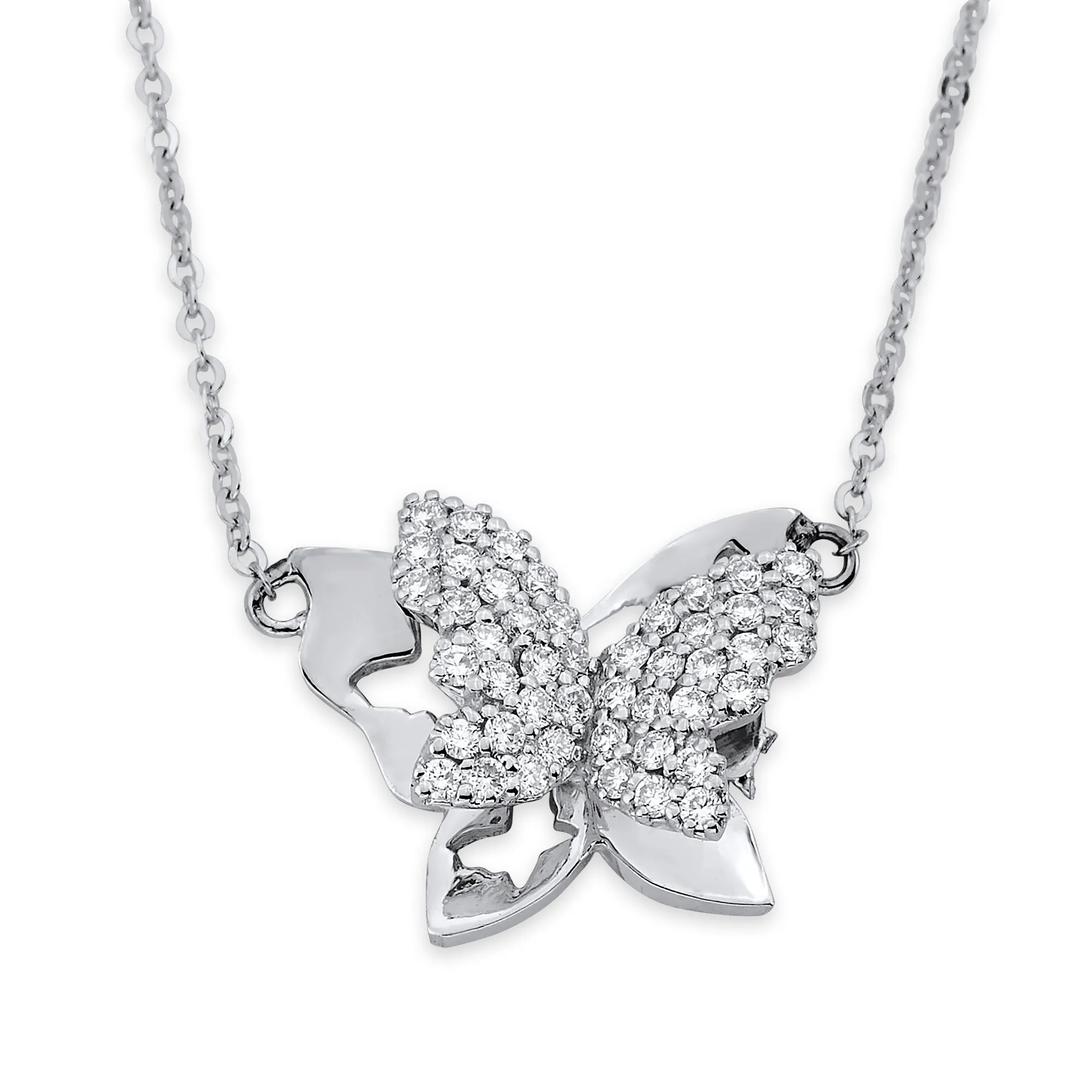 Diamond Butterfly Ring