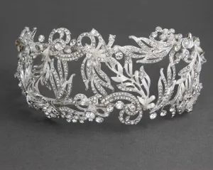 Dreamy Scrolls and Leaves Headpiece