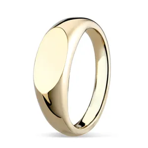 Elongated Oval Signet Ring SR73