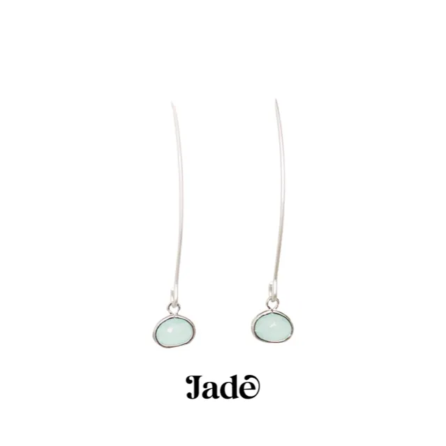 Energy Stone Long Drop Earrings (various stone options)