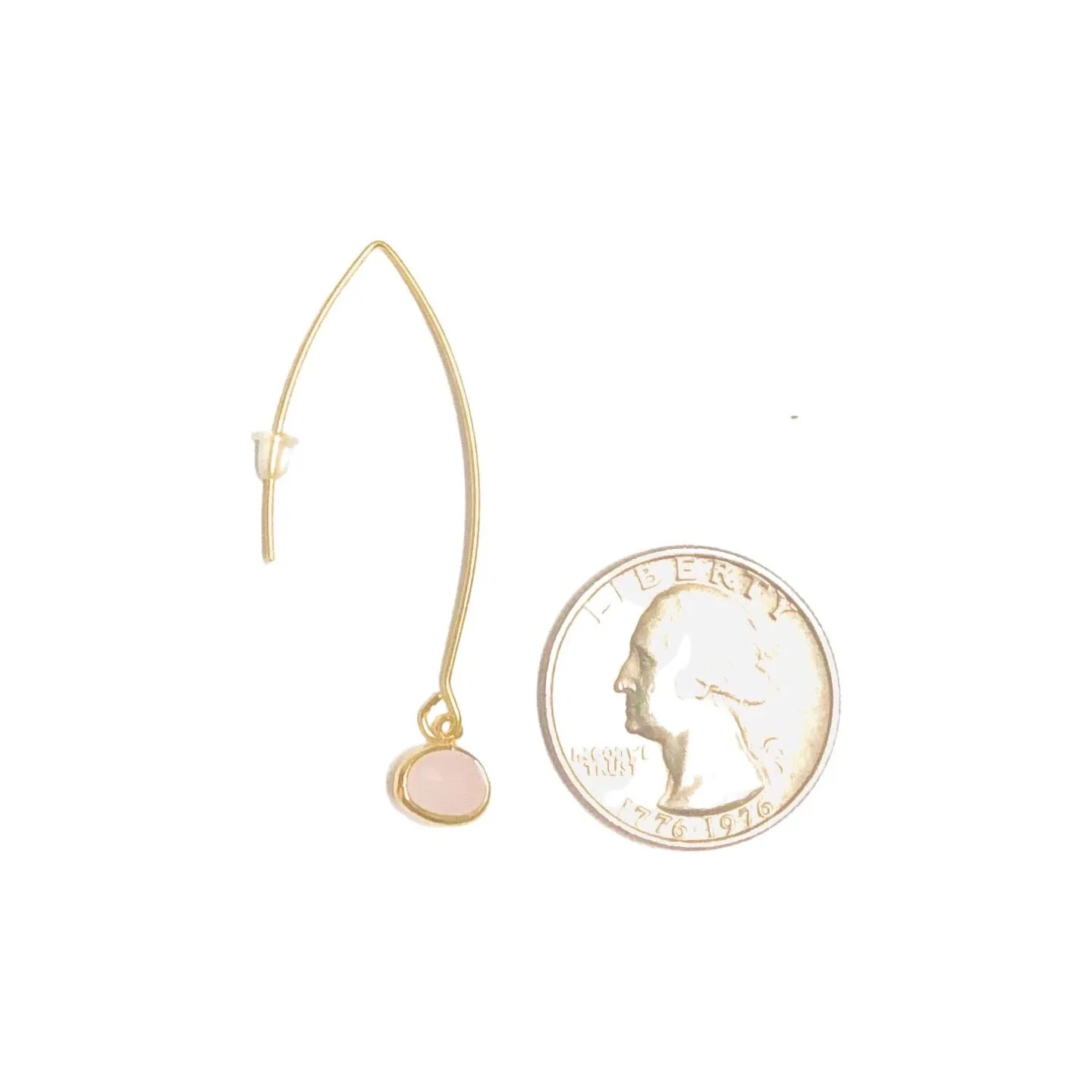 Energy Stone Long Drop Earrings (various stone options)