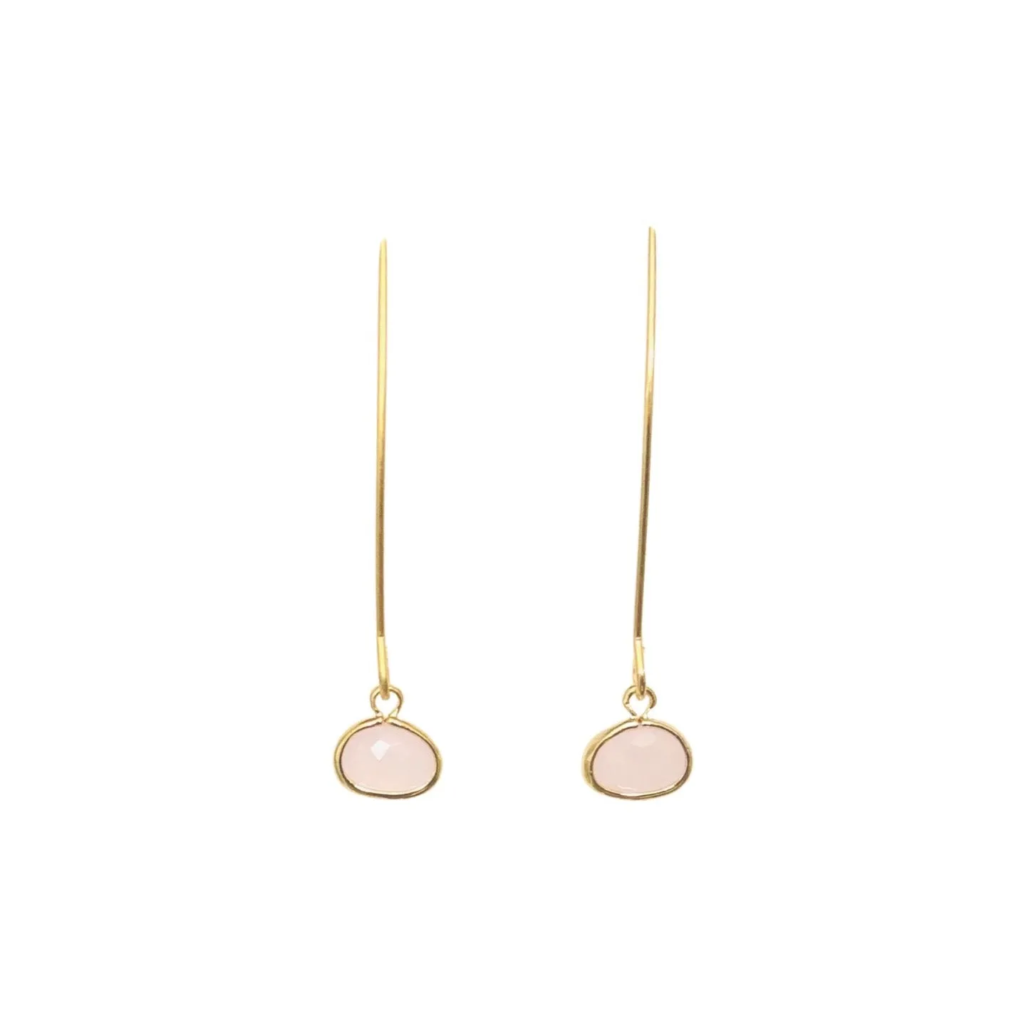 Energy Stone Long Drop Earrings (various stone options)