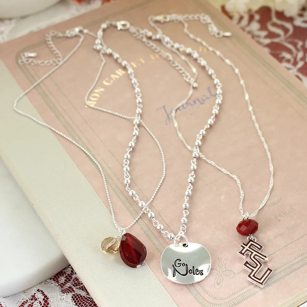 Florida State Trio Necklace Set
