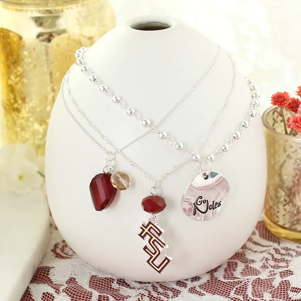 Florida State Trio Necklace Set