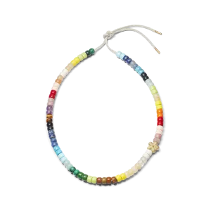 FORTE Beads Rainbow Flower Bead Necklace