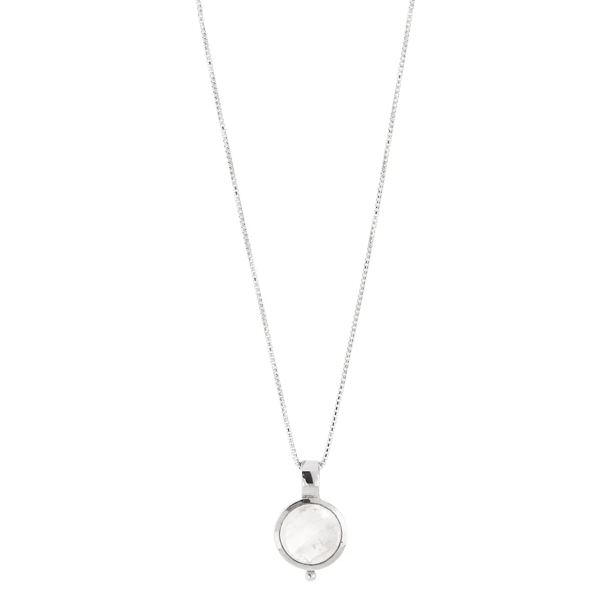 Garland Silver Moonstone Necklace