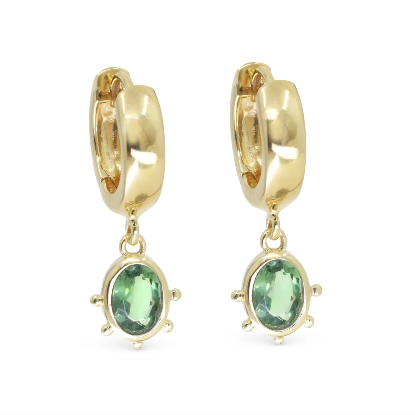 Gia Apatite Gold Huggies