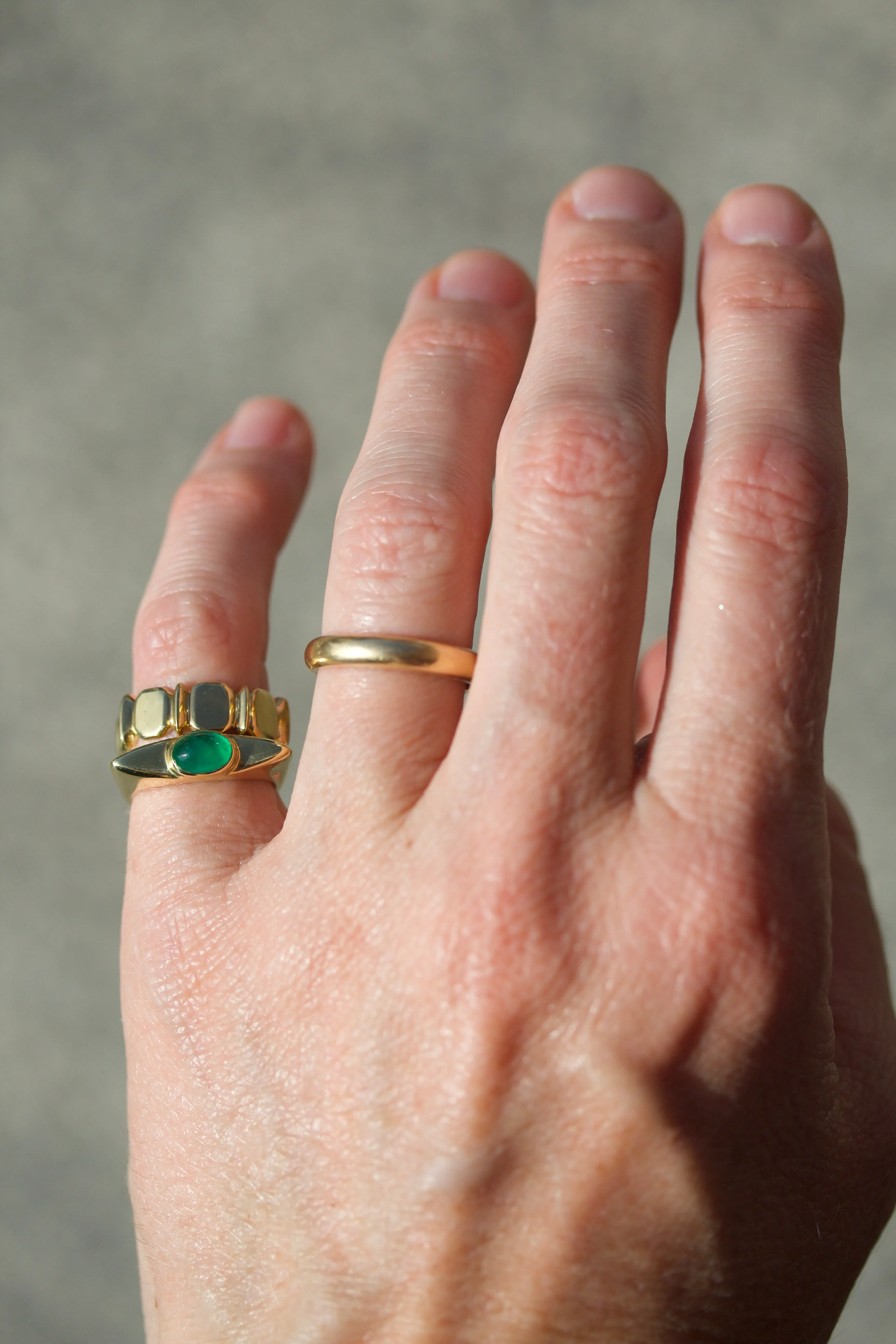 “Gilded Frame” Ring