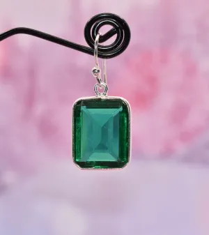 Green Siberian Quartz Earrings